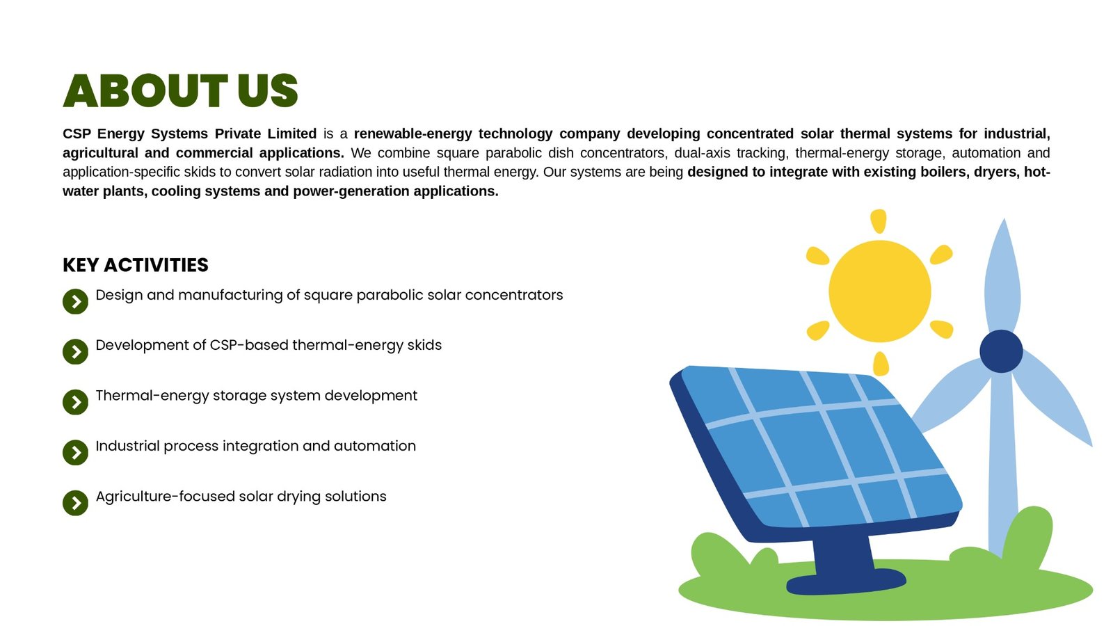 CSP Energy Systems supplied profile page 3